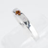 ファンシーディープイエロウィッシュオレンジダイヤモンド プラチナリング D: 0.154ct D: 0.03ct FDYO SI2 Pt900 全宝協