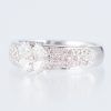 ダイヤモンド プラチナリング D: 0.43ct 0.25ct Pt900 フラワー
