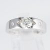ダイヤモンド プラチナリング D: 0.73 ct D: 0.06ct Pt900 - 画像 (2)