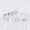 ダイヤモンド プラチナリング D: 0.33 ct D: 0.25ct Pt900 - 画像 (2)