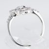 ダイヤモンド プラチナリング D: 0.44 ct　リボン