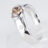 ブラウンダイヤモンド プラチナリング BrD: 1.02 ct D: 0.07ct Pt900 - 画像 (4)