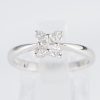 ダイヤモンド ホワイトゴールドリング D: 0.39 ct
