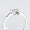 ダイヤモンド ホワイトゴールドリング D: 0.39 ct