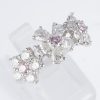 ブルーム ピンクダイヤモンドxダイヤモンド プラチナリング PD: 0.31ct 1.85ct Pt900