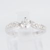 ダイヤモンドホワイトゴールドリング D: 0.27 ct D: 0.17ct K18WG - 画像 (2)