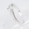 ダイヤモンドホワイトゴールドリング D: 0.27 ct D: 0.17ct K18WG - 画像 (4)