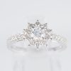 ダイヤモンド ホワイトゴールドリング D: 0.324 ct D: 0.41ct K18WG - 画像 (2)