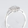 ダイヤモンド ホワイトゴールドリング D: 0.324 ct D: 0.41ct K18WG - 画像 (5)