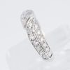 リーフ ダイヤモンド ホワイトゴールドリング D: 0.71ct