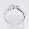 リーフ ダイヤモンド ホワイトゴールドリング D: 0.71ct