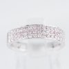 ピンクダイヤモンド ホワイトゴールドリング PD: 0.50ct