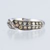 リーフ マルチカラーダイヤモンド ホワイトゴールドリング D: 0.73ct - 画像 (2)