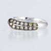 リーフ マルチカラーダイヤモンド ホワイトゴールドリング D: 0.73ct - 画像 (3)