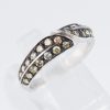 リーフ マルチカラーダイヤモンド ホワイトゴールドリング D: 0.73ct - 画像 (5)
