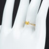 0.50ct ファンシービビッドイエローダイヤモンドリング 0.50ct SI1 GIA - 画像 (10)