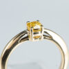 0.50ct ファンシービビッドイエローダイヤモンドリング 0.50ct SI1 GIA - 画像 (7)