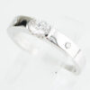 0.28ct Faint  Pinkish Brown フェイントピンキッシュブラウンダイヤモンドリング D 0.28ct D0.02ct Pt950 GIA - 画像 (5)