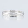 ライン  プリンセスカットダイヤモンド プラチナリング D: 0.45ct