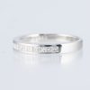 ライン  プリンセスカットダイヤモンド プラチナリング D: 0.45ct - 画像 (3)