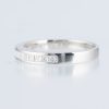 ライン  プリンセスカットダイヤモンド プラチナリング D: 0.45ct - 画像 (2)