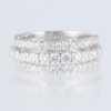 ライン  ダイヤモンド ホワイトゴールドリング D: 2.19ct K18WG