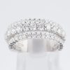 ライン  ダイヤモンド ホワイトゴールドリング D: 2.19ct K18WG - 画像 (5)