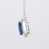 2ct サファイアペンダント(E:2.24ct D:0.37ct Pt900/850)