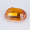 4.34ct, オレンジサファイア オーバルシェイプ ルース, GIA