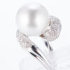 14mm 南洋パールプラチナリング 14.6mm D:0.43ct Pt900 - 画像 (4)