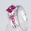 ルビーxダイヤモンド プラチナリング R: 1.3 ct D: 0.18ct Pt900 - 画像 (4)