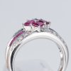 ルビーxダイヤモンド プラチナリング R: 1.3 ct D: 0.18ct Pt900 - 画像 (5)
