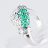 エメラルドxダイヤモンド プラチナリング E: 0.36 ct D: 0.64ct Pt900