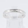ライン  ラウンドxバゲットダイヤモンド プラチナリング D: 0.97ct - 画像 (3)