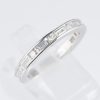 ライン  ラウンドxバゲットダイヤモンド プラチナリング D: 0.97ct - 画像 (4)