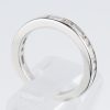 ライン  ラウンドxバゲットダイヤモンド プラチナリング D: 0.97ct - 画像 (6)