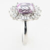ピンクトパーズプラチナ製リング To: 2.73ct D:0.75ct Pt900 - 画像 (3)