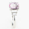 ピンクトパーズプラチナリング To: 1.76ct D:0.48ct Pt900 - 画像 (5)