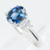 サファイアxダイヤモンド プラチナリング S: 2.84 ct D: 0.48ct Pt900 - 画像 (3)