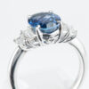 サファイアxダイヤモンド プラチナリング S: 2.84 ct D: 0.48ct Pt900 - 画像 (5)