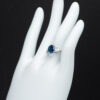 サファイアxダイヤモンド プラチナリング S: 2.84 ct D: 0.48ct Pt900 - 画像 (7)