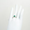0.92ct コロンビア産エメラルド　プラチナ製リング E:0.92ct D:0.24ct Pt950/K18YG GIA - 画像 (11)