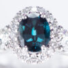0.88ct アレキサンドライトダイヤモンドリング Al 0.88ct D1.19ct Pt950 プラチナ製 - 画像 (8)