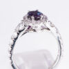 0.88ct アレキサンドライトダイヤモンドリング Al 0.88ct D1.19ct Pt950 プラチナ製 - 画像 (3)