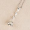 2.48ct VLYカラー SI2 ダイヤモンドペンダント　プラチナ900/850製 - 画像 (3)