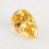 ペアシェイプ 0.163ct Fancy Deep Yellow ファンシーディープイエロー SI1 CGL