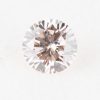 0.119ct, ファンシーライトオレンジ―ピンクダイヤモンド, SI2, ラウンド, CGL