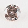 0.137ct, ファンシーライトオレンジ―ピンクダイヤモンド, SI1, ラウンド, CGL