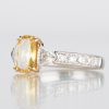 1ct ファンシービビッドイエローダイヤモンドリング 1.00ct GIA - 画像 (3)
