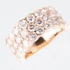3.40ct ピンクダイヤモンド パヴェリング ピンクゴールド製 - 画像 (3)